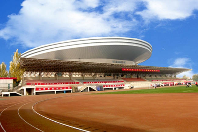 运城体育场看台网架工程