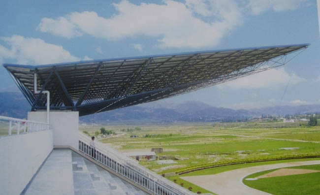 运城体育看台网架